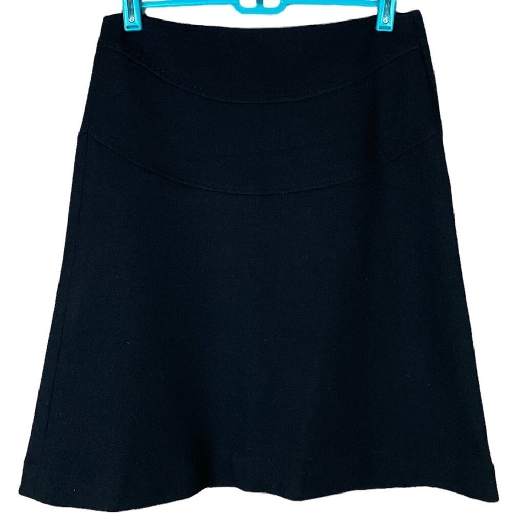Paul Smith Black Label A-line Skirt Solid Black Size 38 US 2